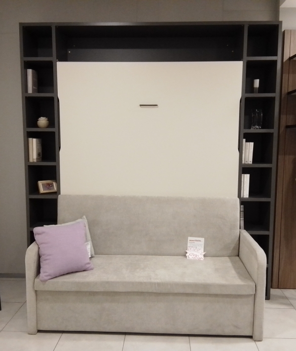 COMPOSIZIONE LIBRERIA+DIVANO LETTO