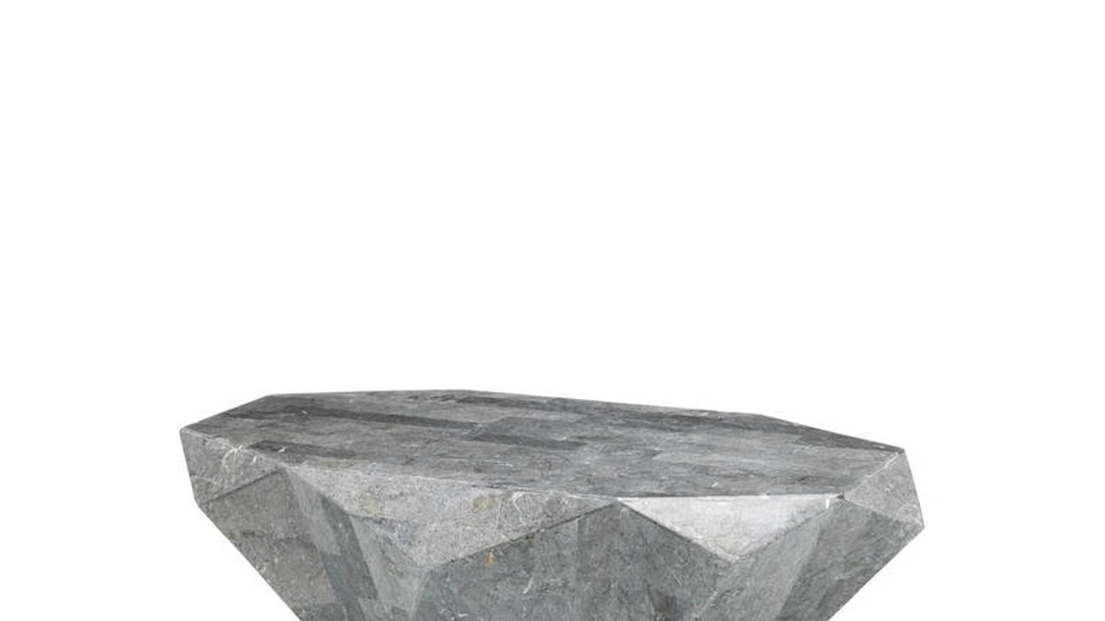 Tavolino in pietra fossile Diamond Medium di Stones