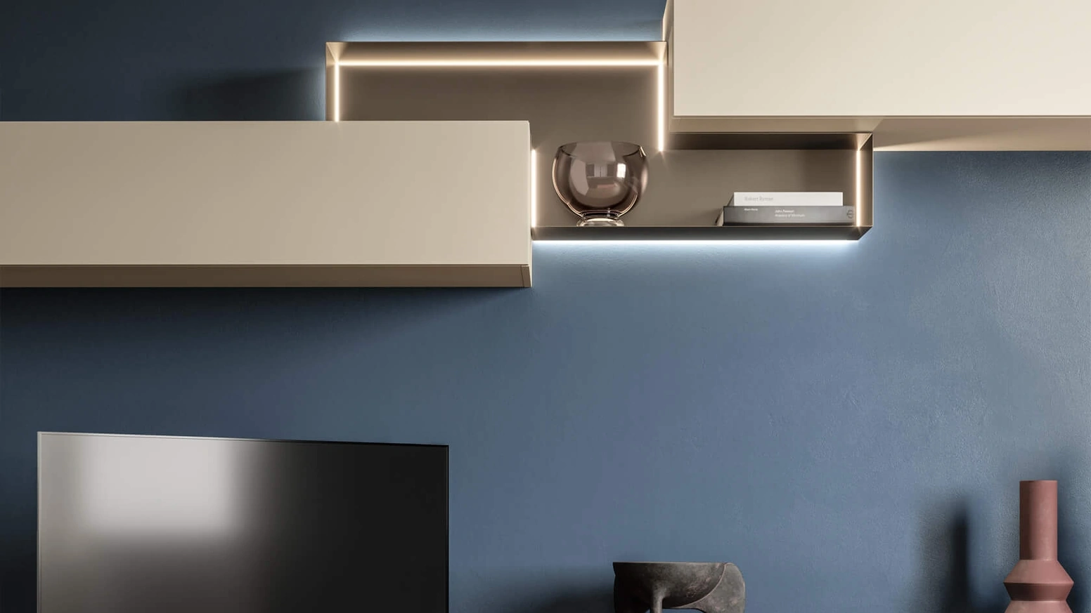 Mensola Aqua in metallo di SantaLucia