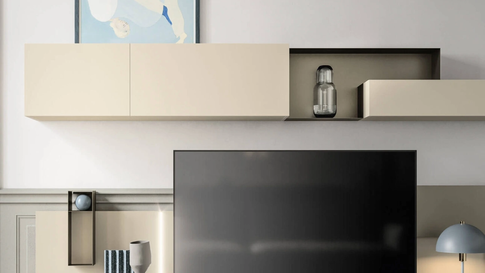 Mensola in metallo Liquid di SantaLucia