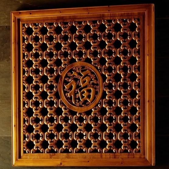 Pannello Decorativo in legno intarsiato a mano di Stones