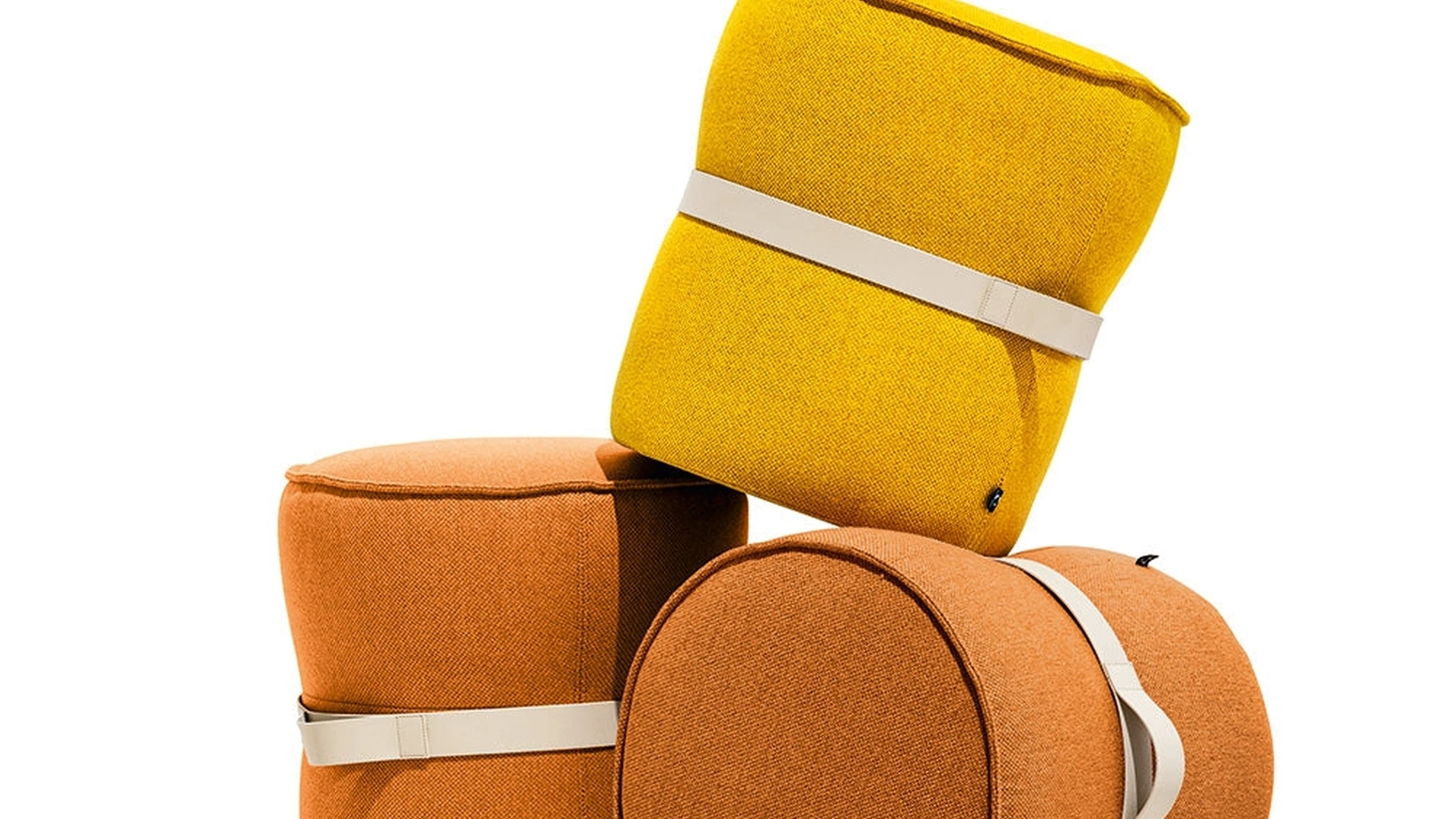 Pouf Pof in tessuto di Connubia