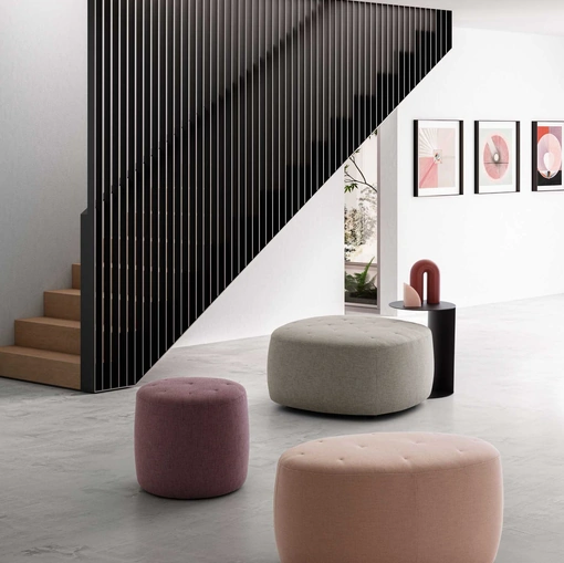 Pouf Bowl, Circus e Wilson di Le Comfort