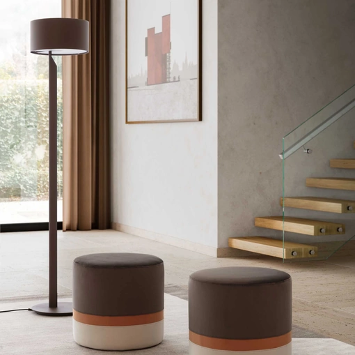 Pouf cilindrico Club di Le Comfort