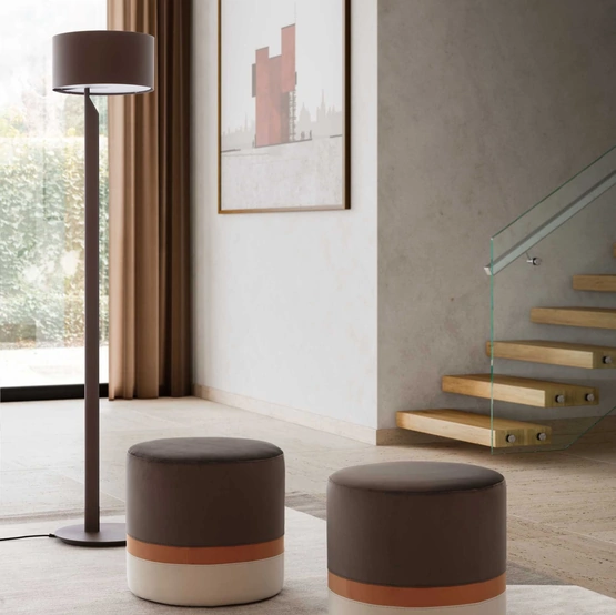 Pouf cilindrico Club di Le Comfort