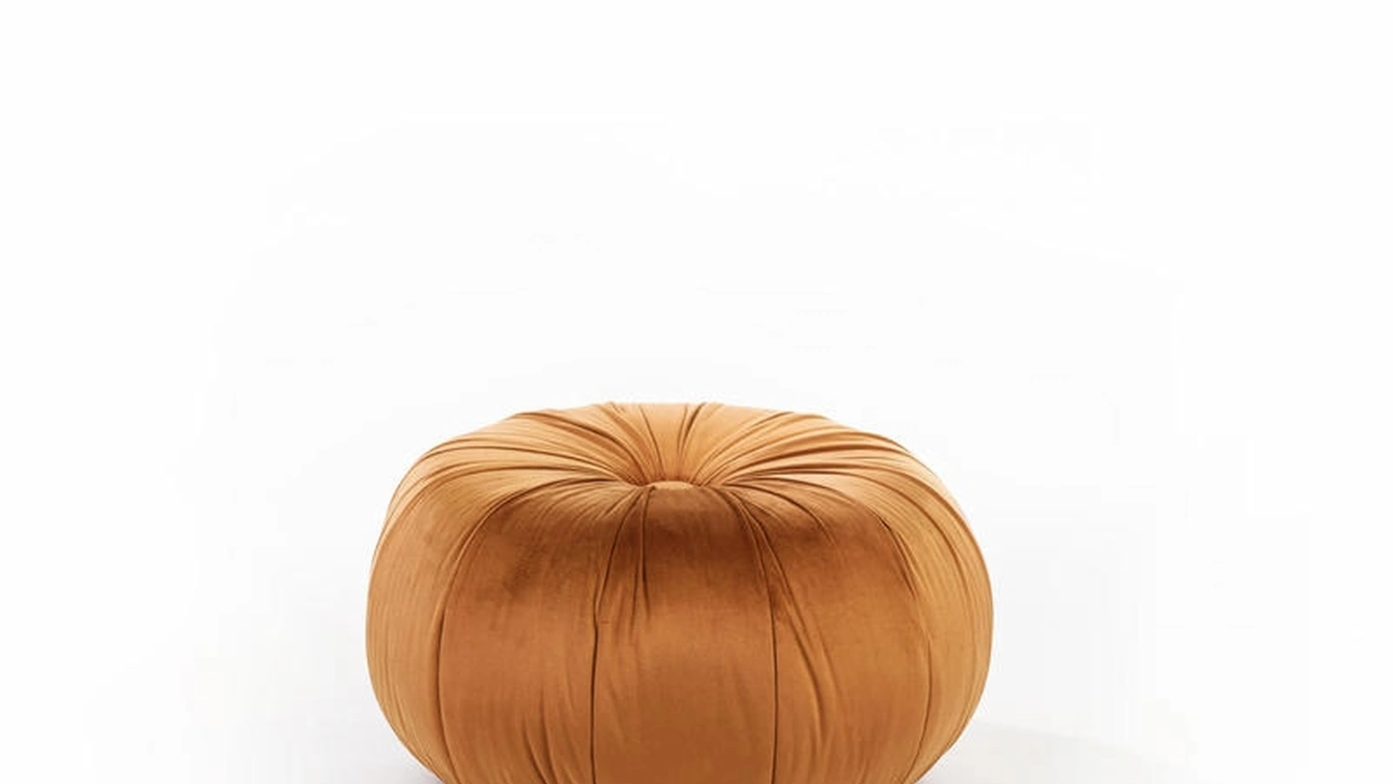 Pouf Kaia in velluto di Stones