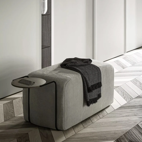 Pouf con tavolino Mondrian di SantaLucia