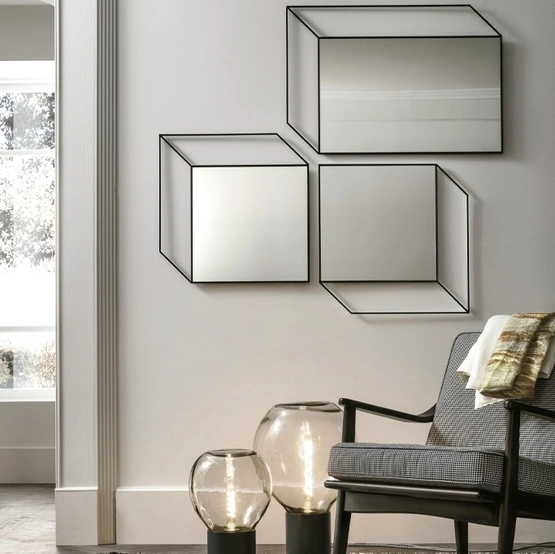 Specchi Sguardo con cornice in metallo di Target Point