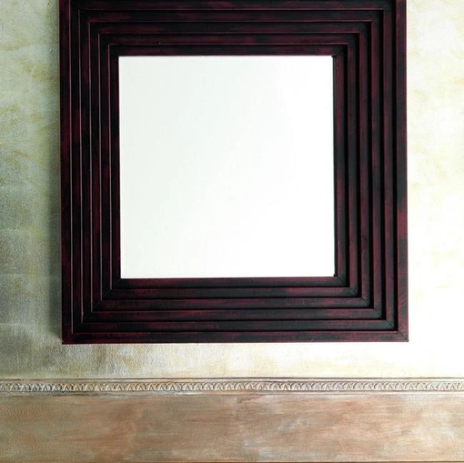 Specchiera Quadrata con cornice in legno di Stones