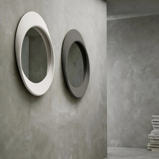 Specchiera Vanity con cornice in poliuretano verniciato di Target Point