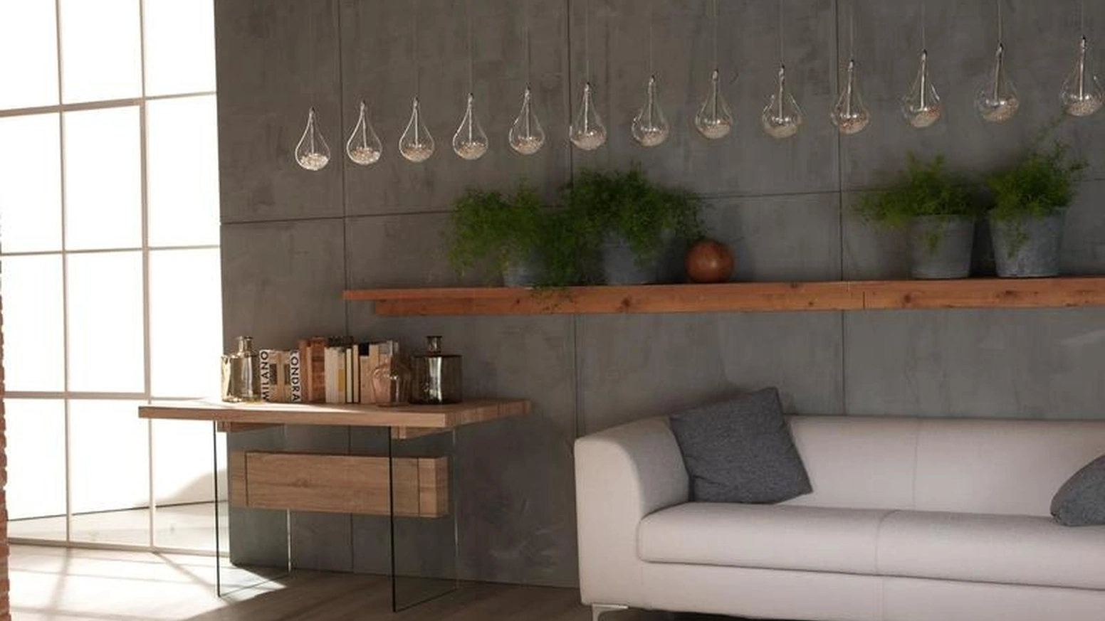 Tavolino Sasso Big in pietra fossile di Stones