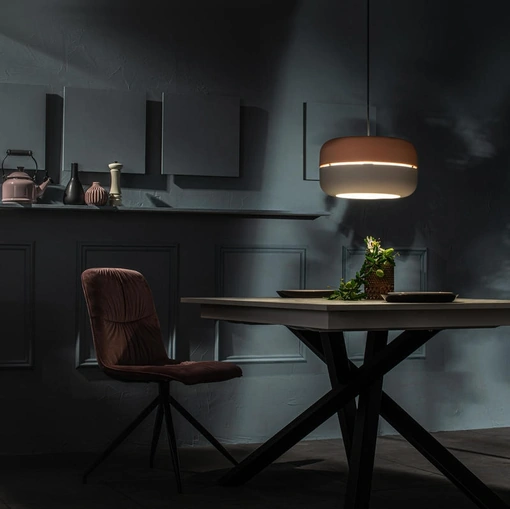 Lampada a sospensione Idra in metallo verniciato di Stones