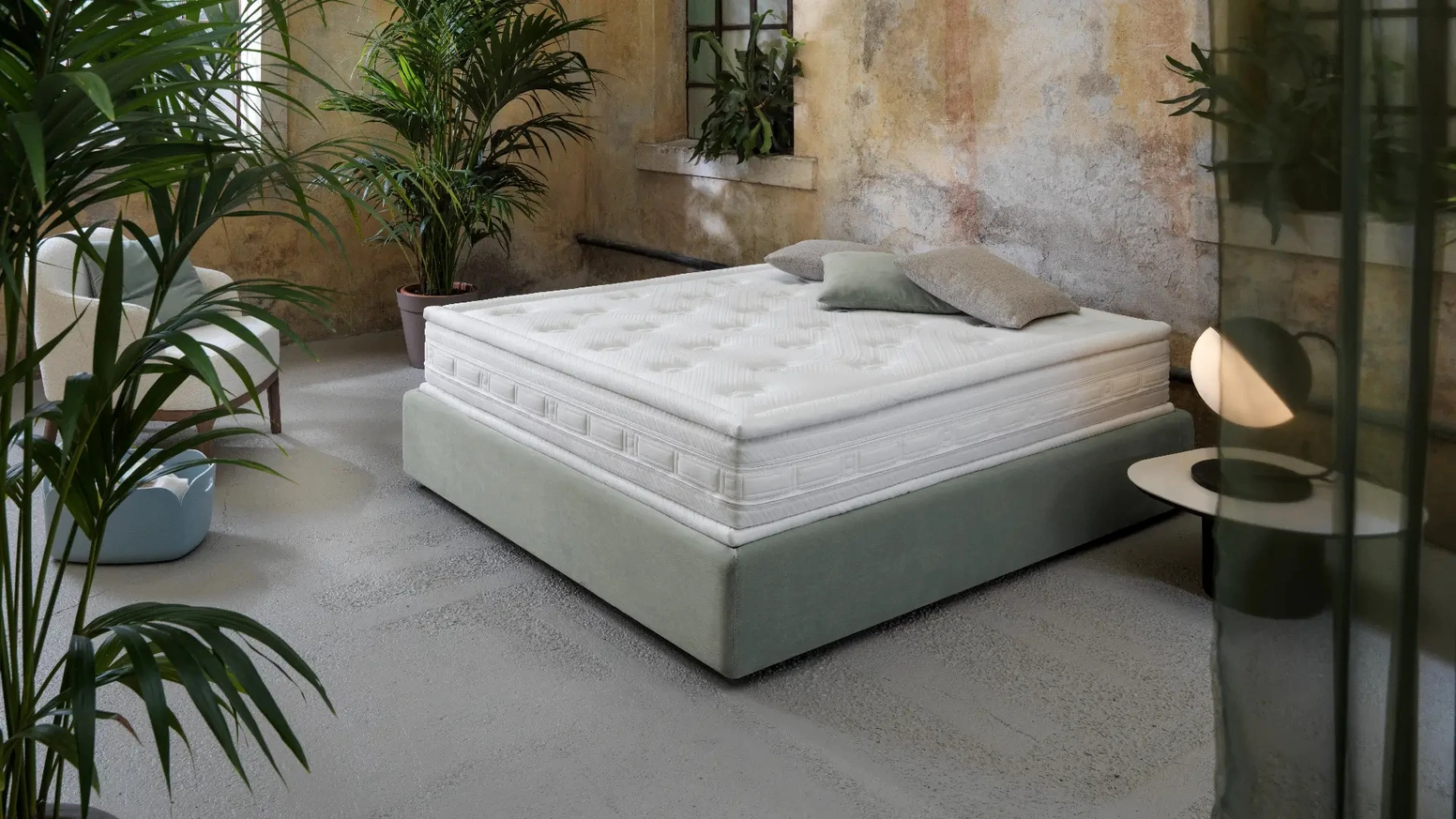 Materasso Savoy top cover a micromolle insacchettate di DEM armonie del sonno