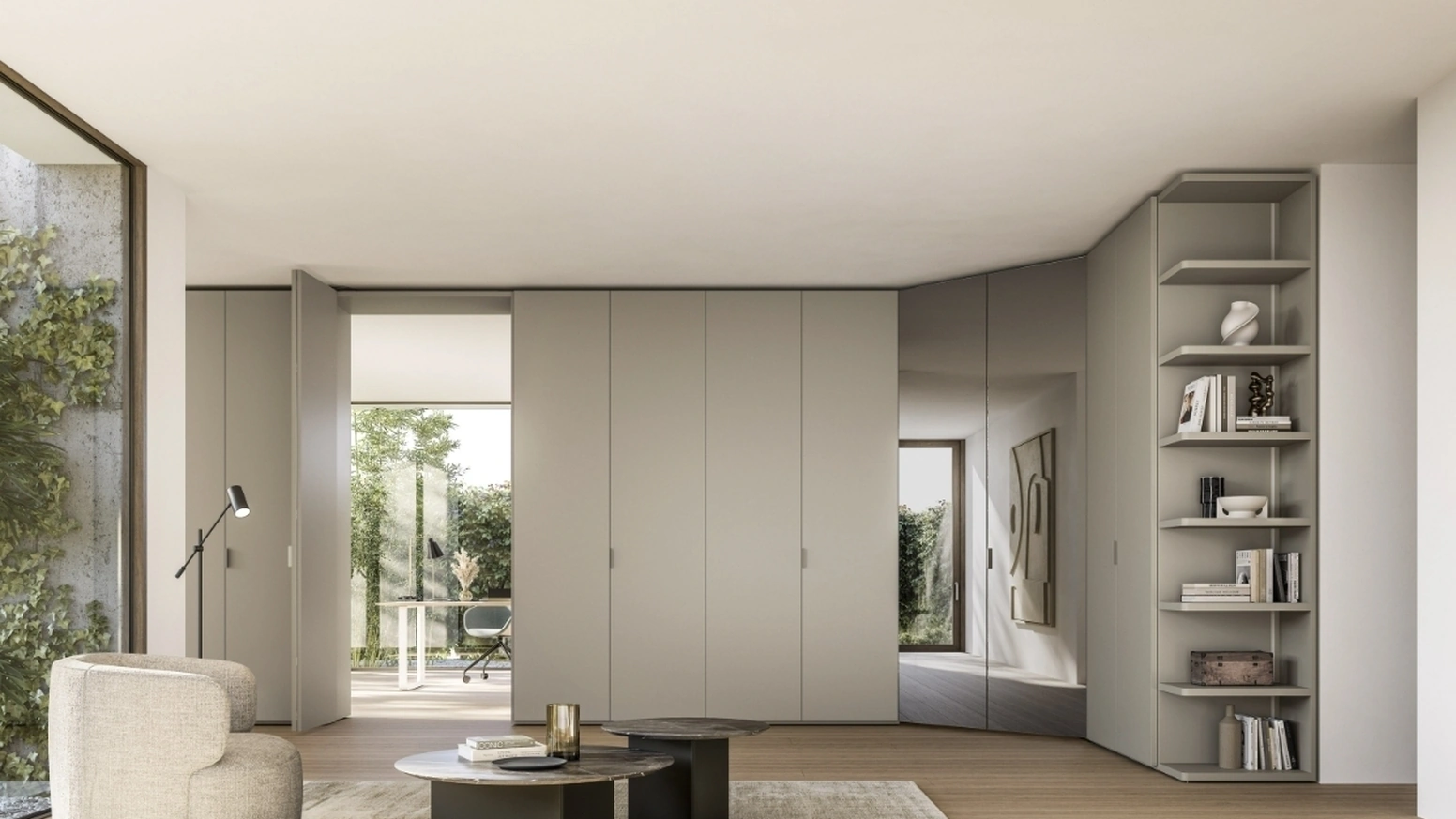 Armadio Angolare Anta Nexta di Sangiacomo