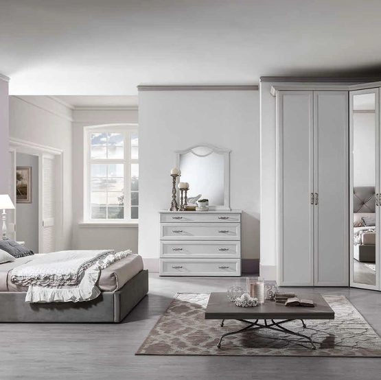 Armadio classico angolare Demetra DE01 di MCSMobili