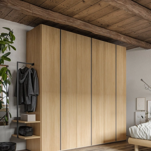 Armadio in melaminico con anta battente Modo di SantaLucia