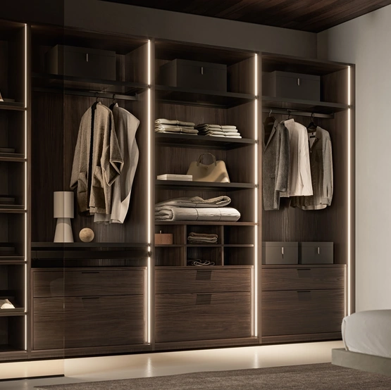 Cabina Armadio Naked effetto legno di SantaLucia