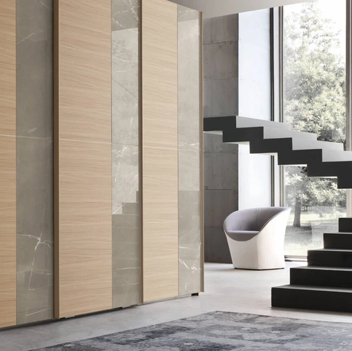 Armadio con anta scorrevole Zen di Maronese