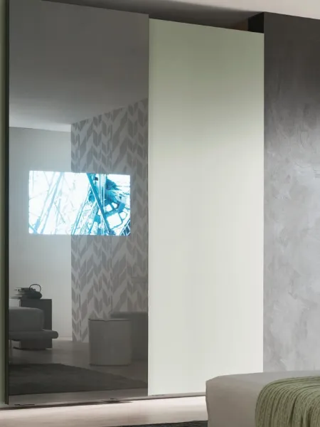 Armadio Vela in laccato Bianco di Sangiacomo