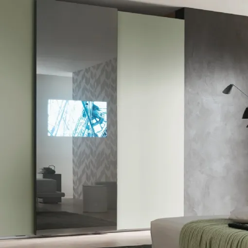 Armadio Vela in laccato Bianco di Sangiacomo