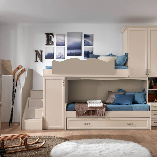 Cameretta a soppalco Afrodite AF04 di MCSMobili