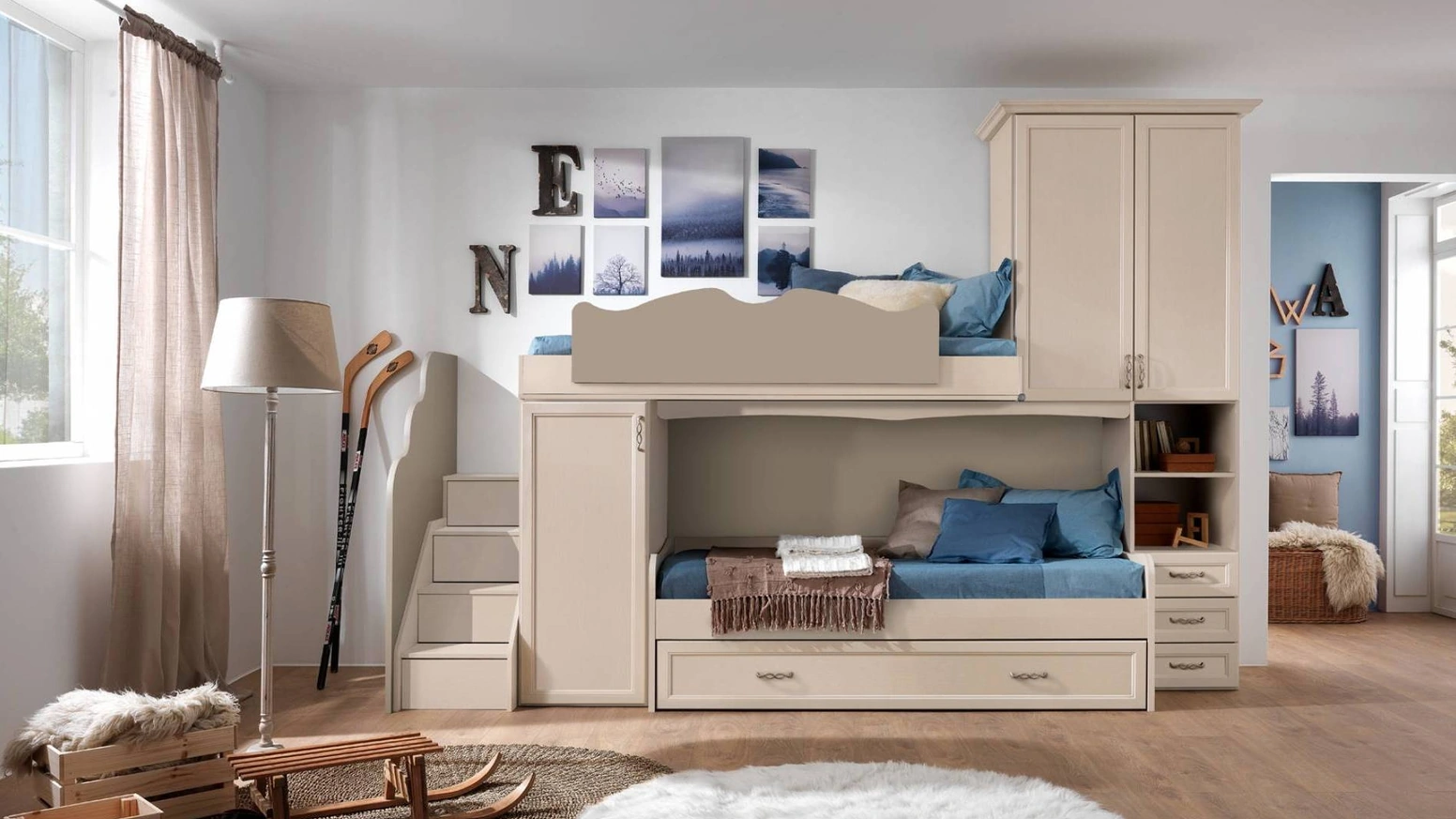 Cameretta a soppalco Afrodite AF04 di MCSMobili