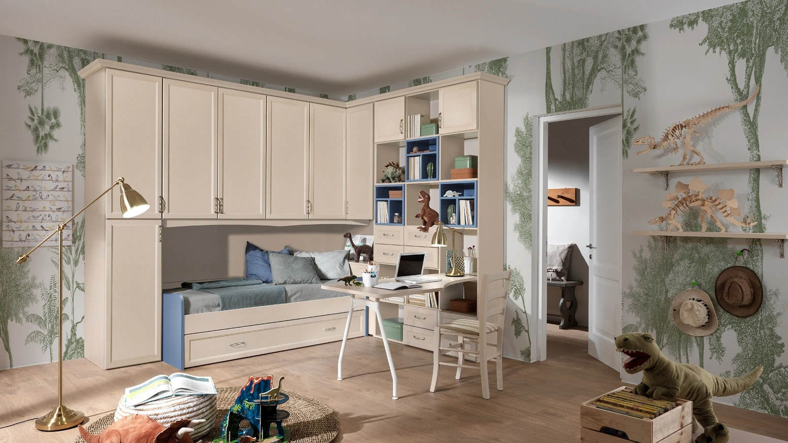 Cameretta a ponte salvaspazio Afrodite AF09 di MCSMobili