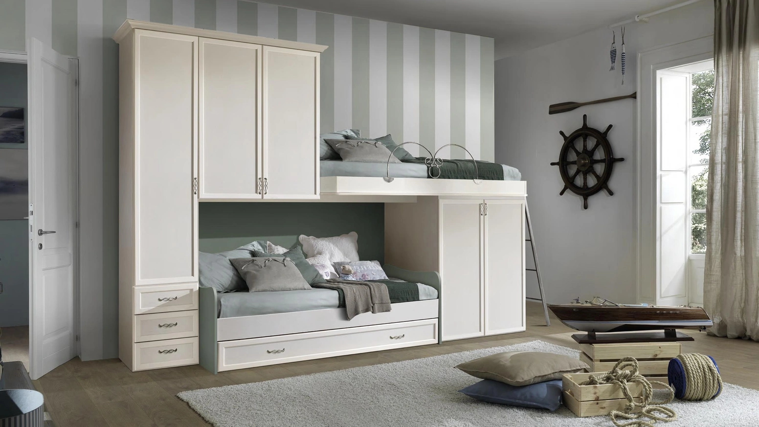 Cameretta a soppalco Afrodite AF12 di MCSMobili