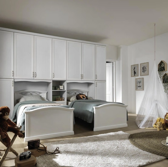 Cameretta a ponte con due letti Afrodite AF14 di MCSMobili