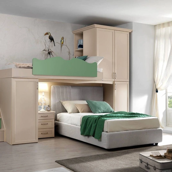 Cameretta a soppalco Afrodite AF22 di MCSMobili