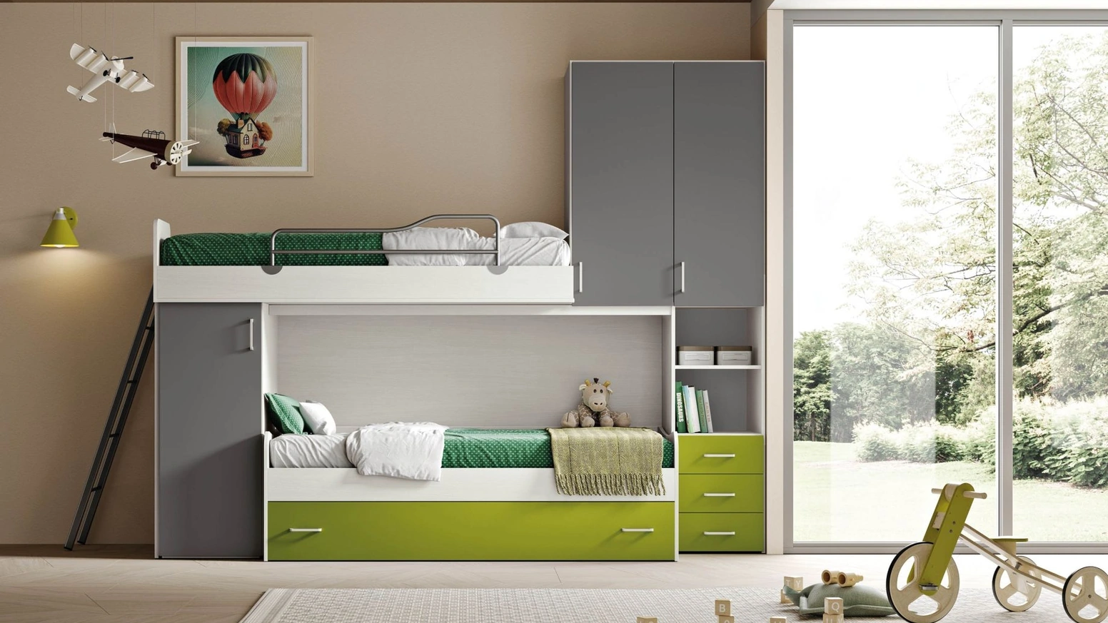 Cameretta Block BK01 di MCSMobili