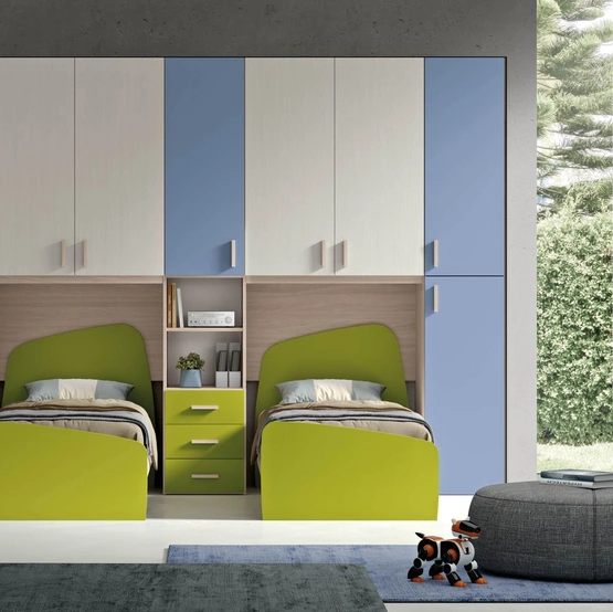 Cameretta a ponte Block BK03 di MCSMobili