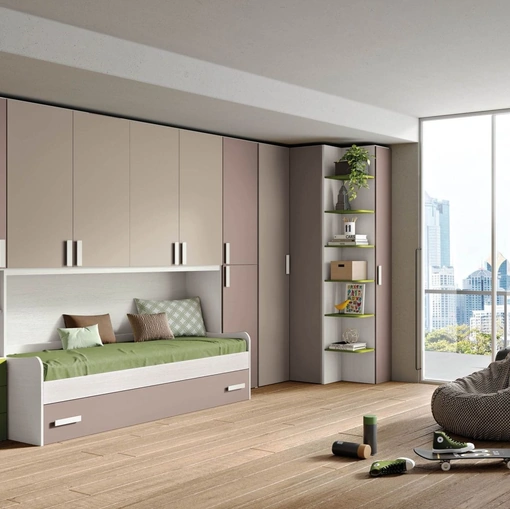 Cameretta a ponte Block BK07 di MCSMobili