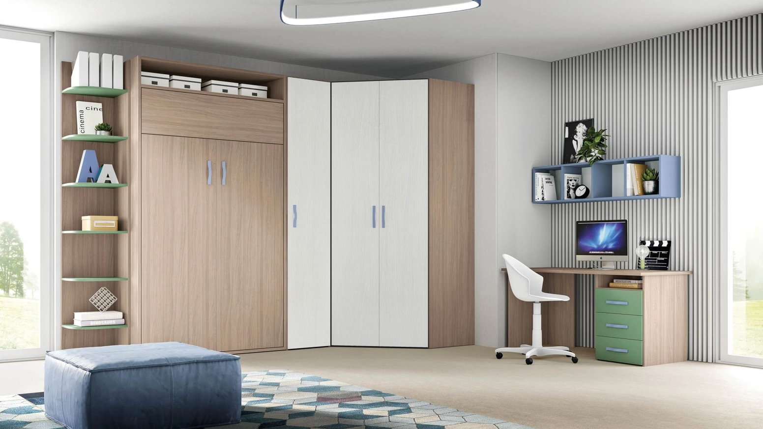 Cameretta salvaspazio Block BK10 di MCSMobili