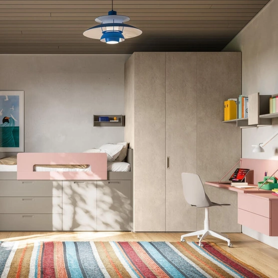 Cameretta Salvaspazio 49 a soppalco di Mistral