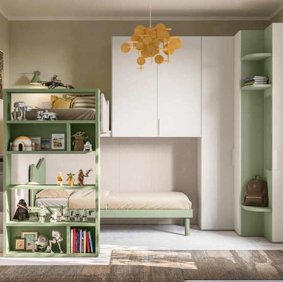 Cameretta Salvaspazio 54 a soppalco di Mistral