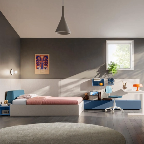 Cameretta Letto a Terra 03 di Mistral