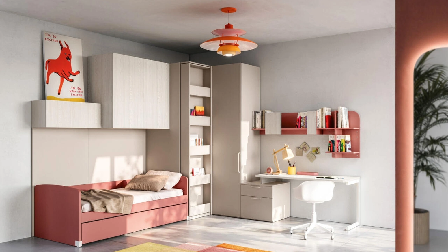 Cameretta Letto a Terra 11 di Mistral