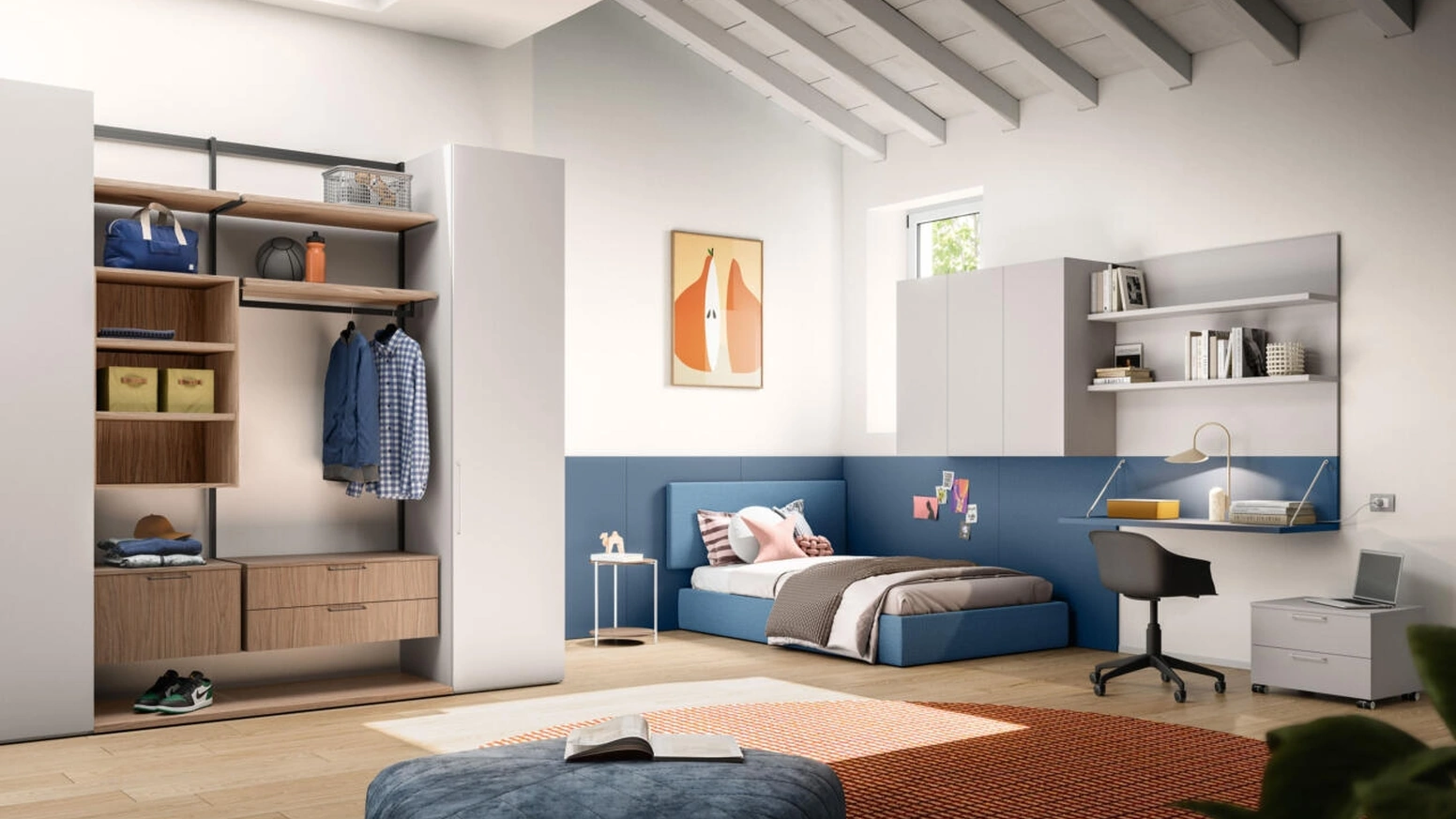 Cameretta Letto a Terra 12 di Mistral