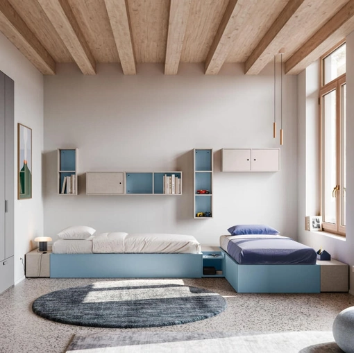 Cameretta Letto a Terra 15 di Mistral