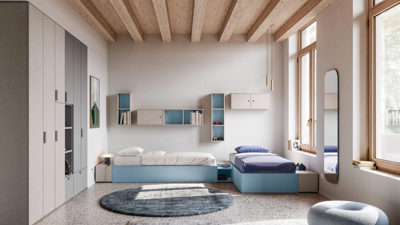 Cameretta Letto a Terra 15 di Mistral