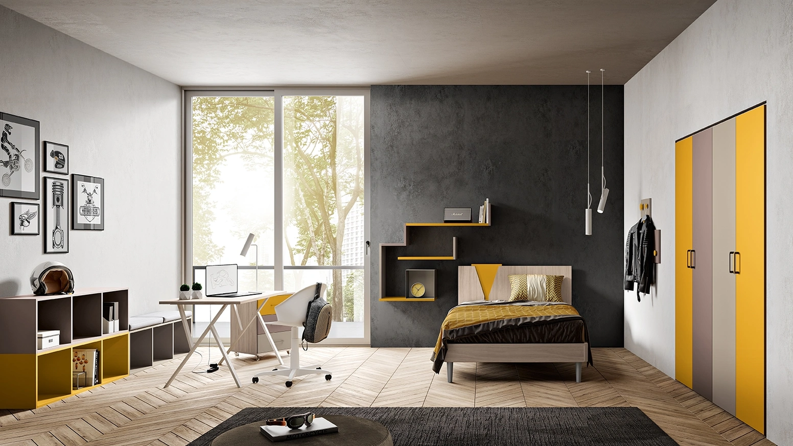 Cameretta componibile Omnia 6-01 di MCSMobili