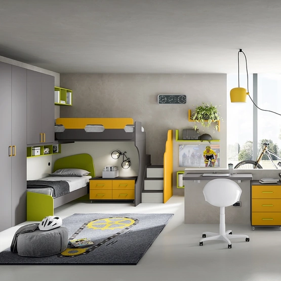Cameretta a soppalco Omnia 6-03 di MCSMobili