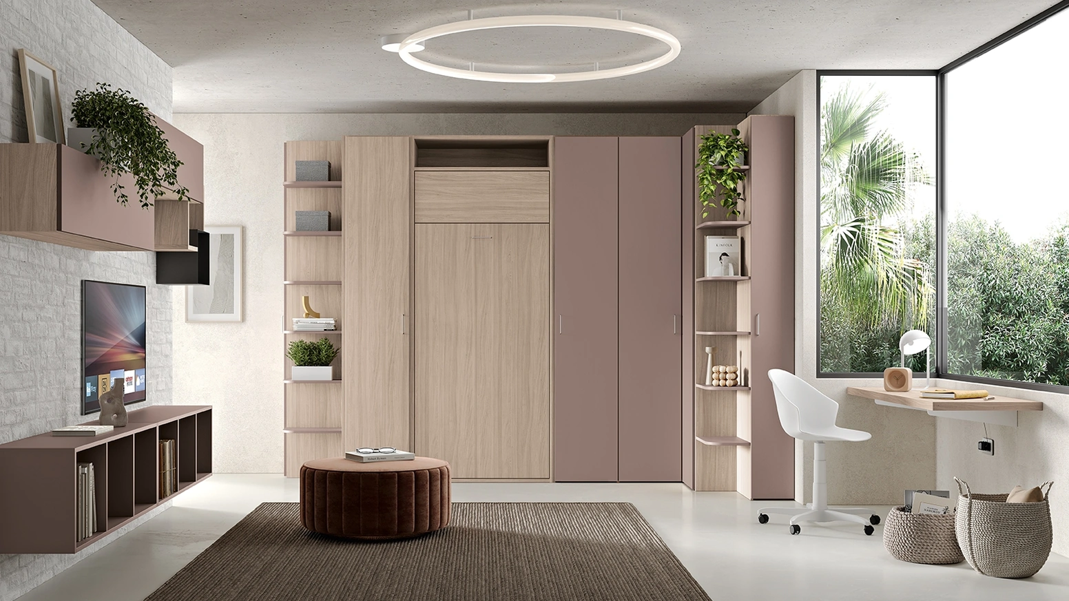 Cameretta salvaspazio Omnia 6-04 di MCSMobili