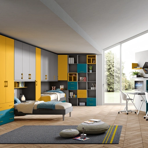 Cameretta a ponte Omnia 6-12 di MCSMobili