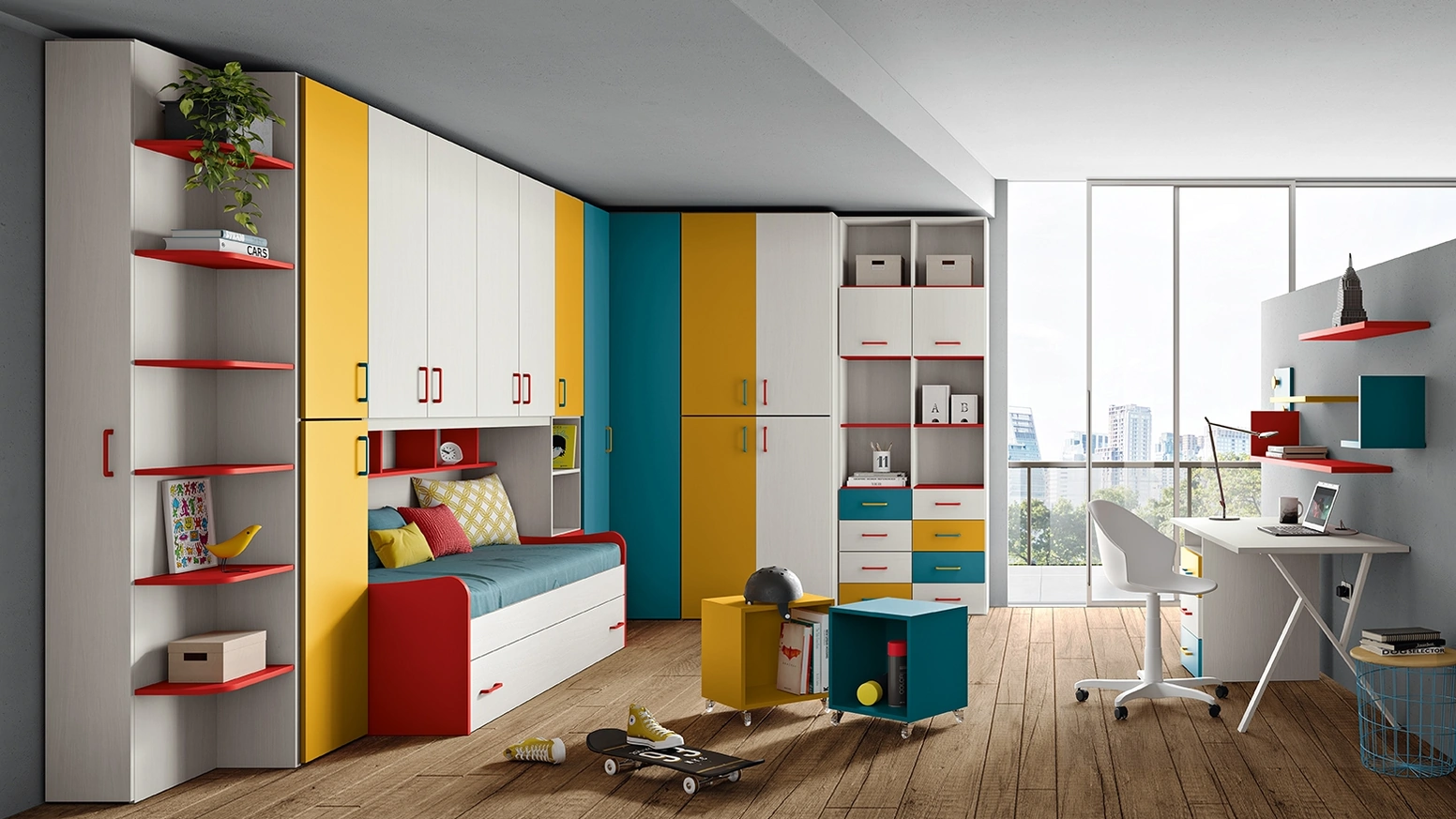 Cameretta a ponte Omnia 6-14 di MCSMobili