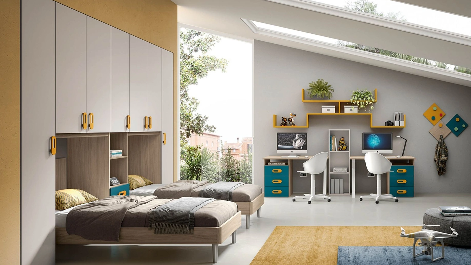 Cameretta Omnia 6-16 di MCSMobili