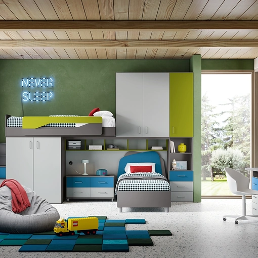 Cameretta Omnia-6-17 di MCSMobili