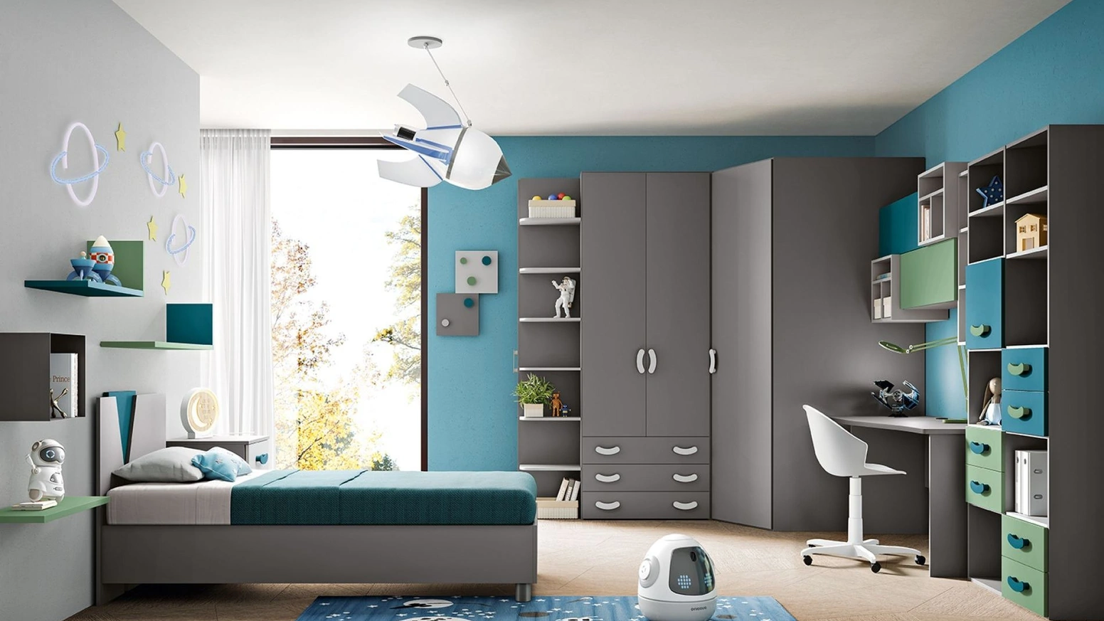 Cameretta componibile Omnia 6-18 di MCSMobili