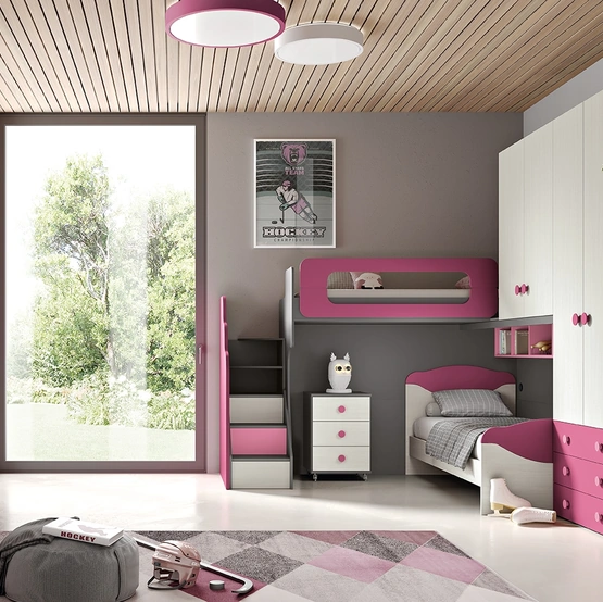 Cameretta a soppalco Omnia 6-20 di MCSMobili